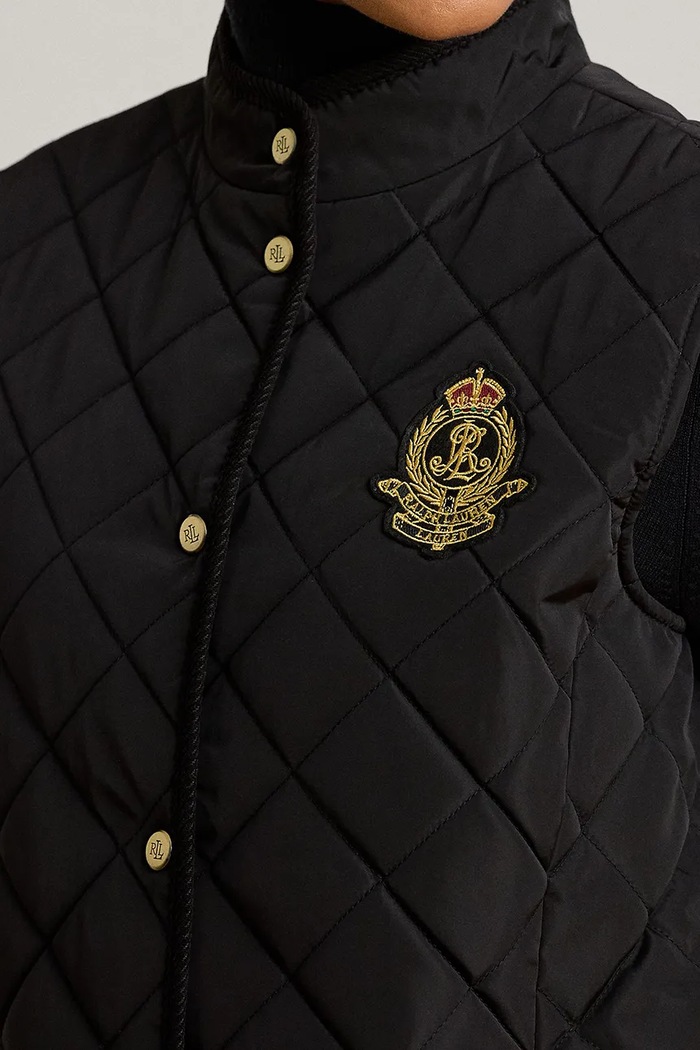 Lauren Ralph Lauren bezrękawnik damski czarny 297P18068