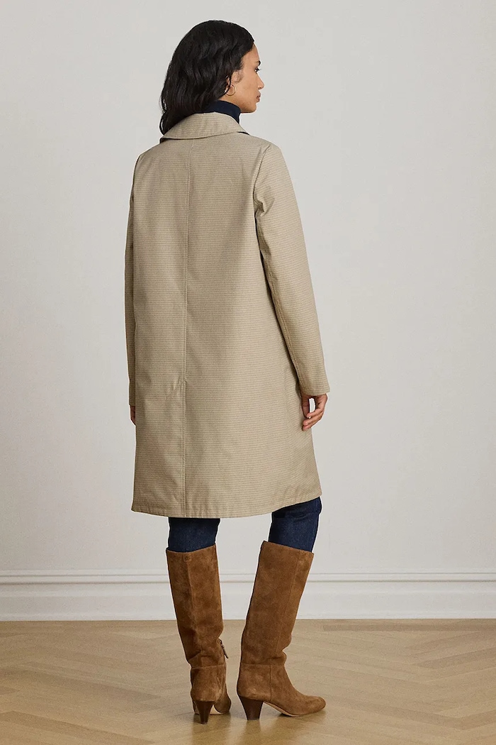 Odzież Lauren Ralph Lauren kurtka dwustronna damska 297P18072 beżowy
