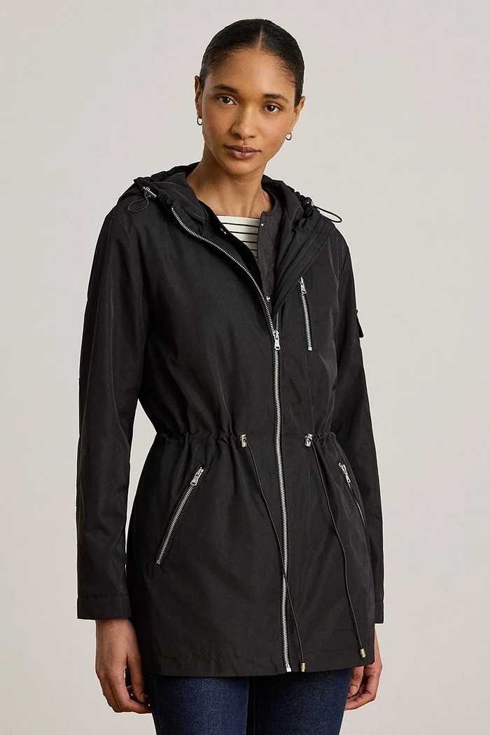 Odzież Lauren Ralph Lauren parka damska 297P18067 czarny