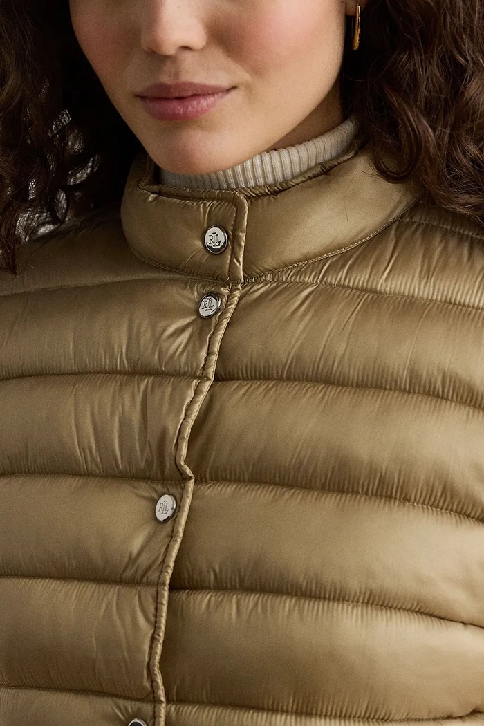 Lauren Ralph Lauren kurtka puchowa damska beżowy 297P18066