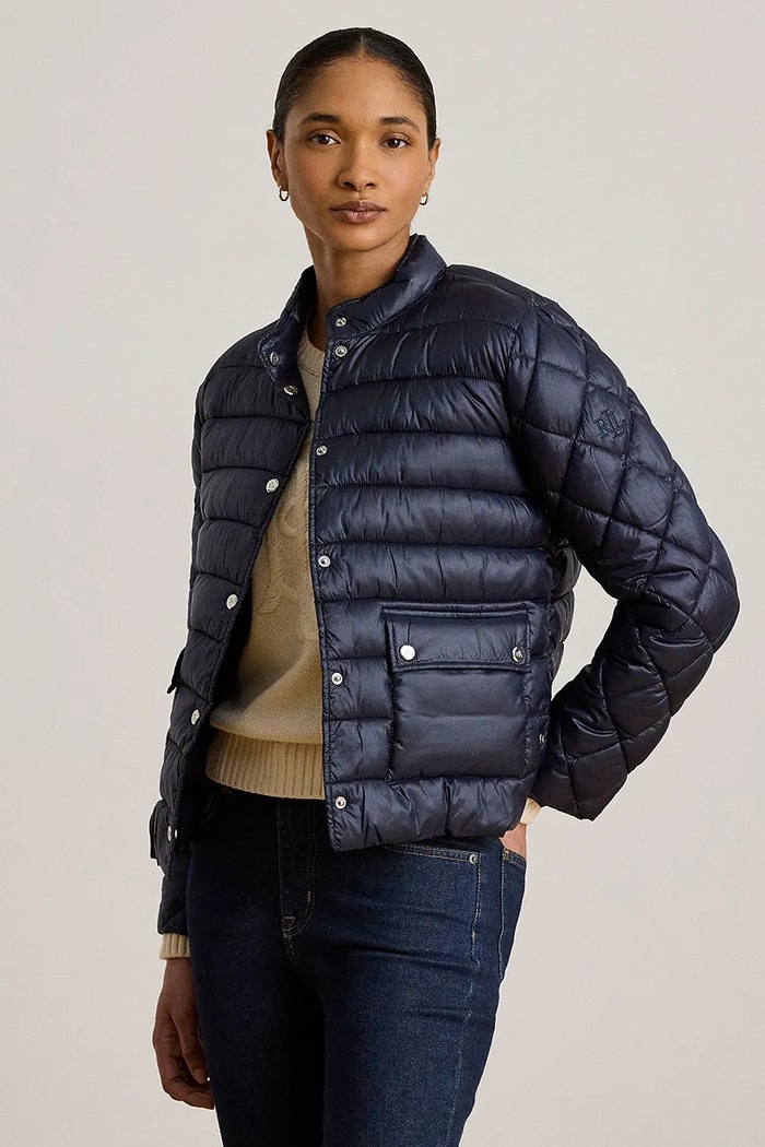 Lauren Ralph Lauren kurtka puchowa damska granatowy 297P18066
