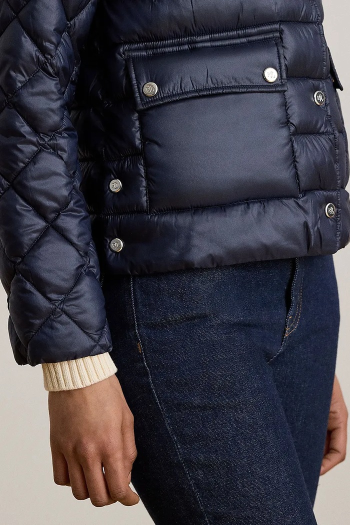 Lauren Ralph Lauren kurtka puchowa damska 297P18066 granatowy