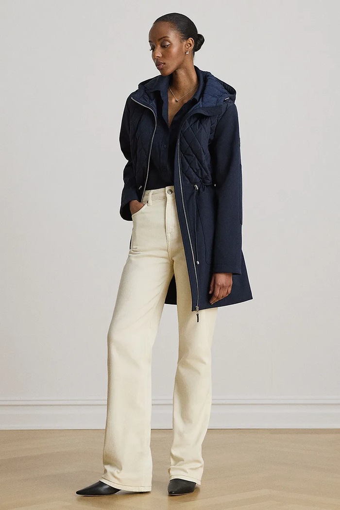 Lauren Ralph Lauren parka damska granatowy 297P18056