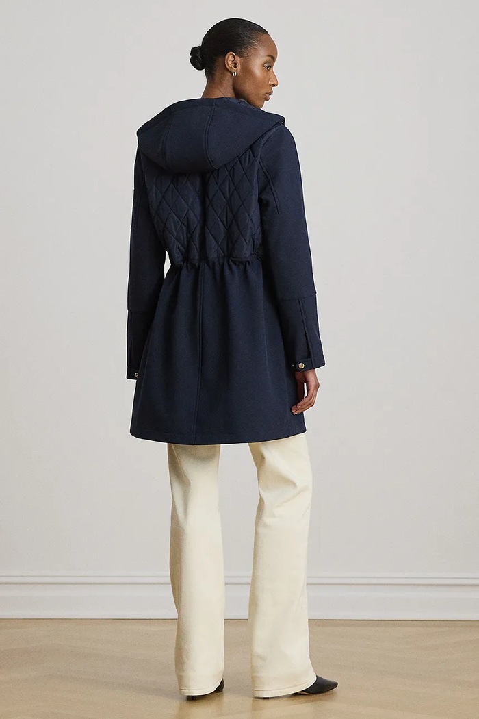 Lauren Ralph Lauren parka damska 297P18056 granatowy AW26