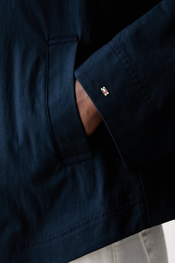 Tommy Hilfiger kurtka przejściowa damska z bawełną WW0WW49844