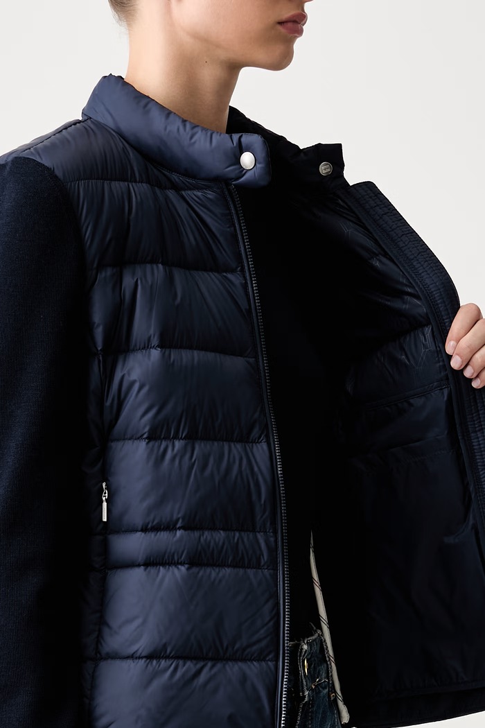 Tommy Hilfiger πουπουλένιο μπουφάν γυναικείο με πρόσμιξη μαλλιού WW0WW51095