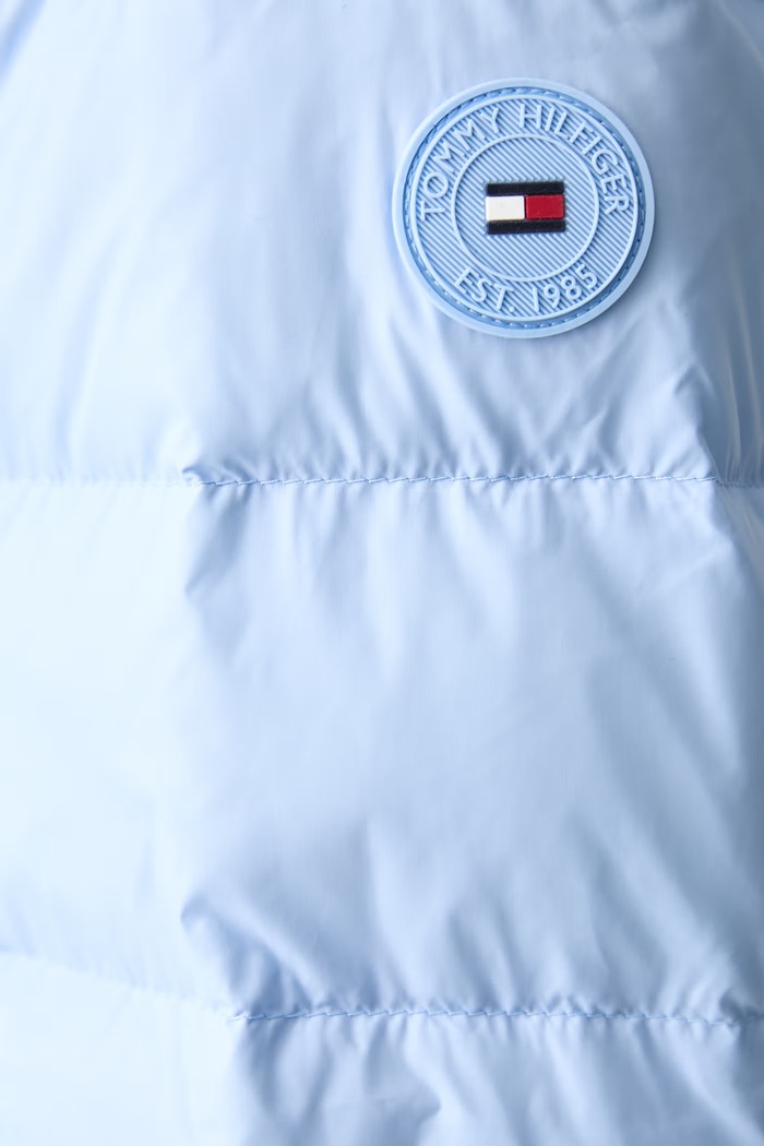 Tommy Hilfiger péřová bunda dámská WW0WW51094 modrá