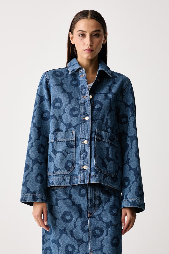 Marimekko Jakna za žene traper plava 096022
