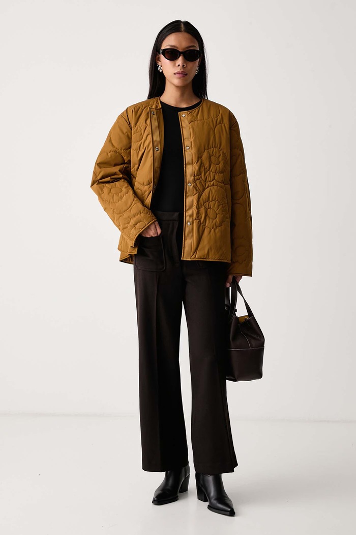 Marimekko Kurtka damska 095768 zielony AW26