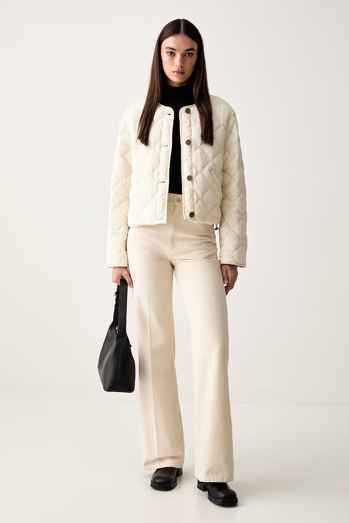 Calvin Klein prijelazna jakna za žene LV044G506G bež AW26