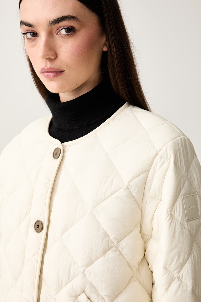 Calvin Klein prijelazna jakna za žene bež LV044G506G