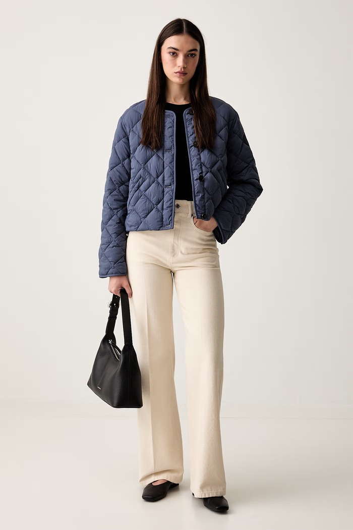 Calvin Klein prechodná bunda dámska LV044G506G tmavomodrá AW26