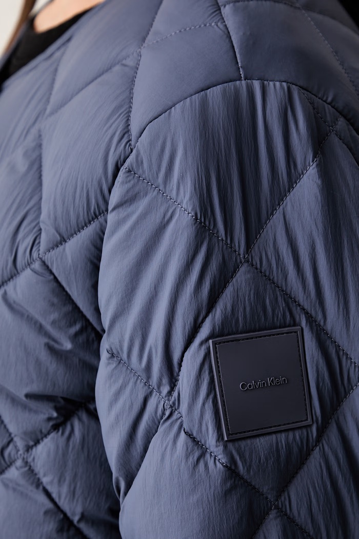 Calvin Klein prechodná bunda dámska LV044G506G tmavomodrá