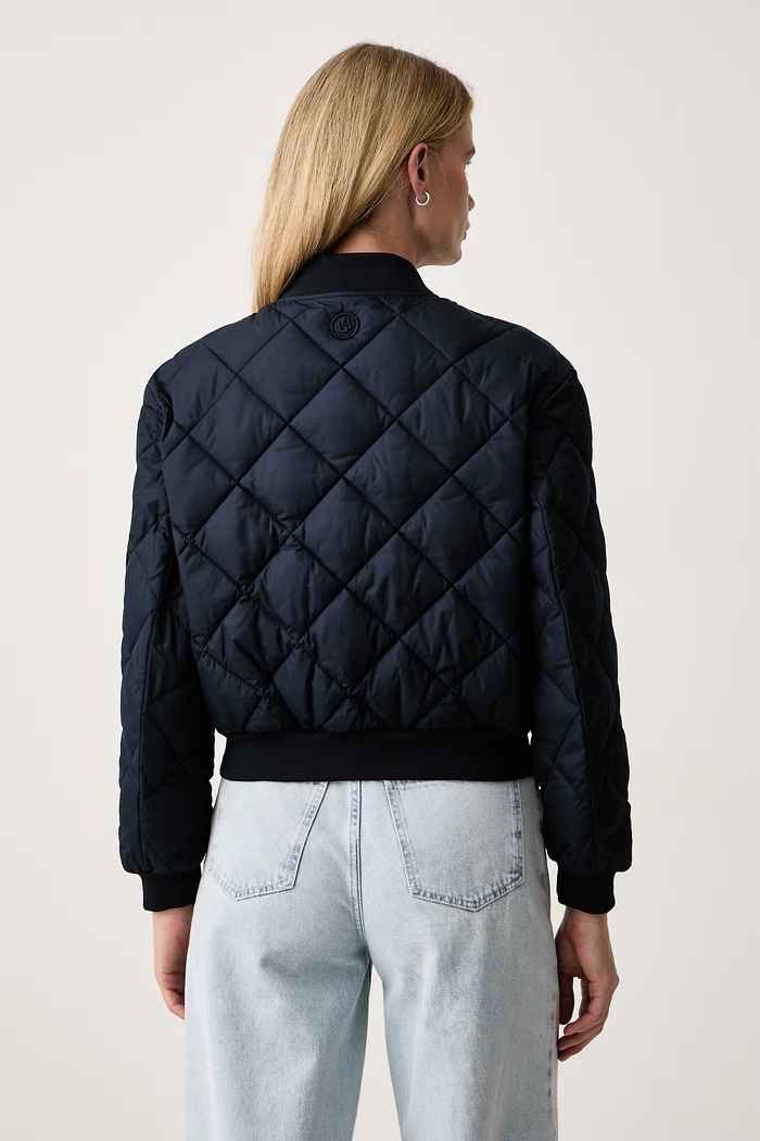 Oblečenie BOSS Bunda bomber dámska Posen 50575303 tmavomodrá