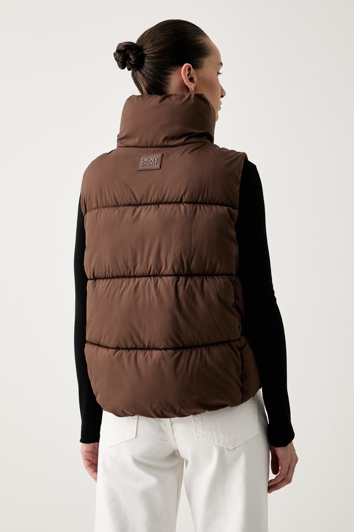 Odzież DKNY bezrękawnik damski DP6V3145 brązowy