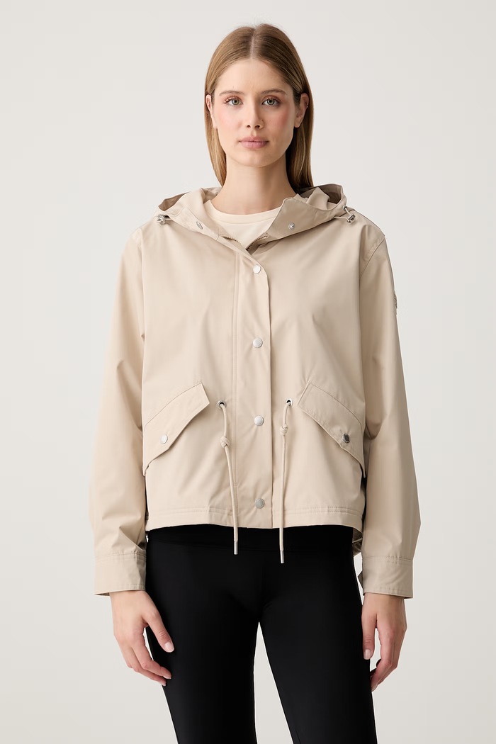 DKNY krótka kurtka damska beżowy DP6J9732