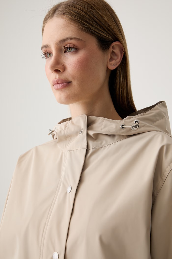 DKNY krótka kurtka damska beżowy DP6J9732