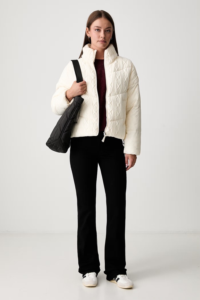 DKNY kurtka damska DP6J9677 beżowy AW26