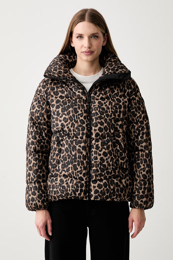 DKNY krótka kurtka damska brązowy DP6J9673