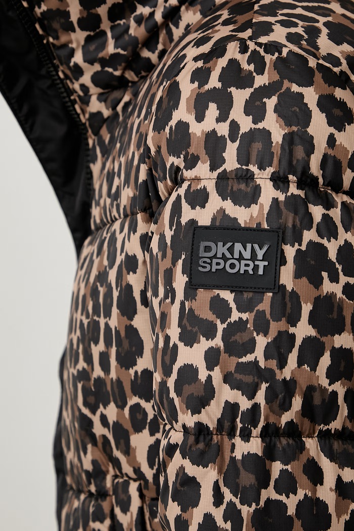 DKNY krótka kurtka damska DP6J9673 brązowy