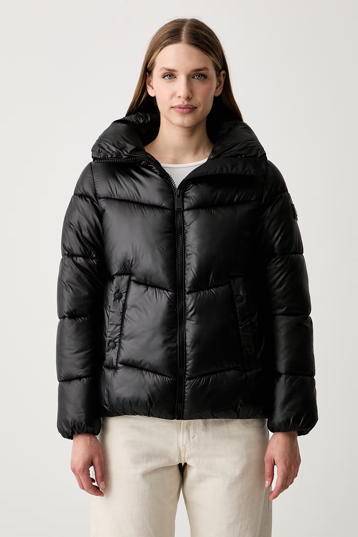DKNY kurtka pikowana damska czarny DP6J9623