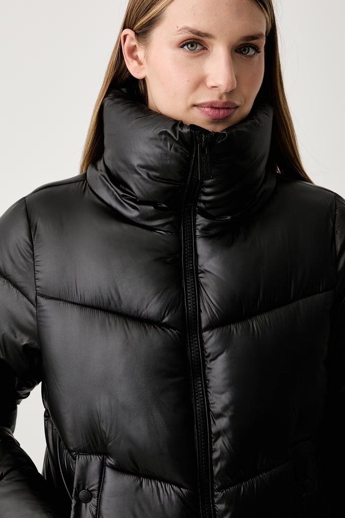 DKNY kurtka pikowana damska czarny DP6J9623