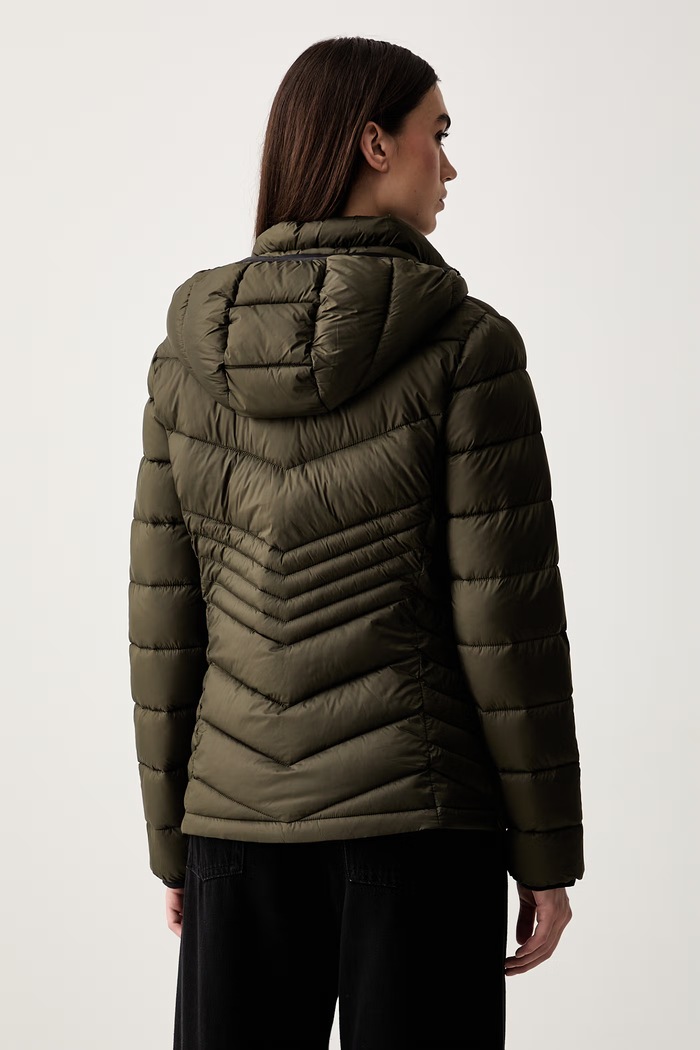 Дрехи DKNY яке дамско DLEMPZ25 зелен
