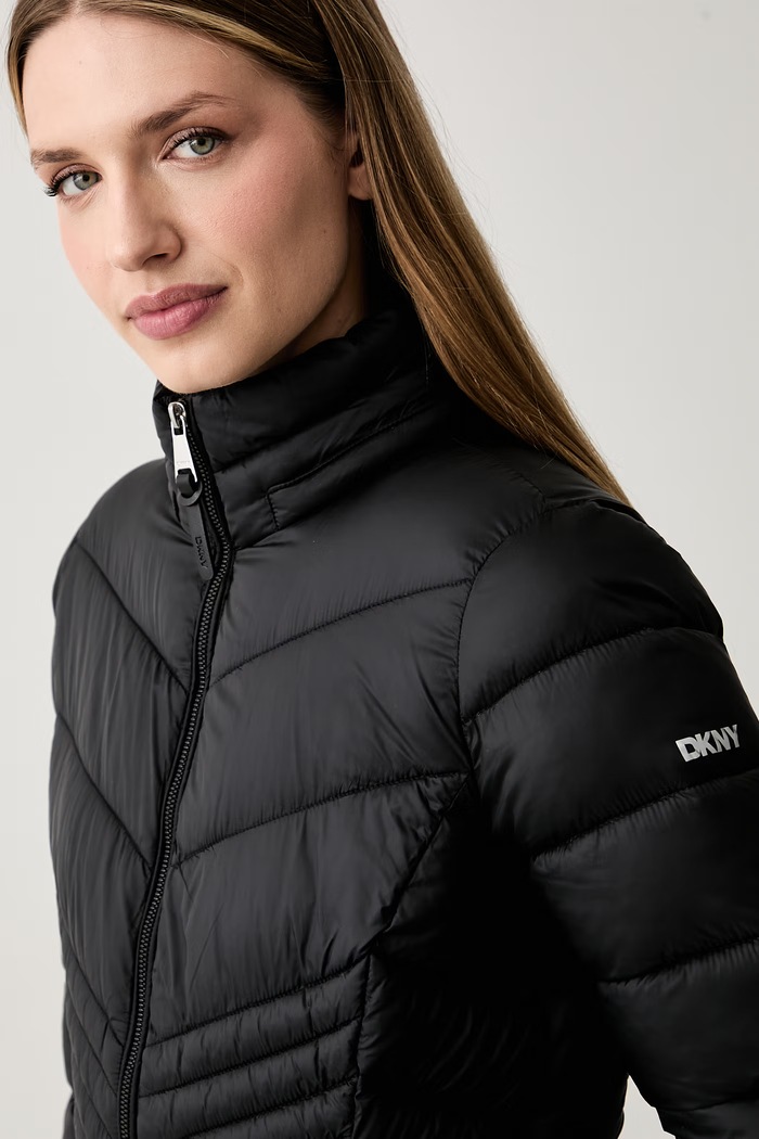 DKNY kurtka damska czarny DLEMPZ25