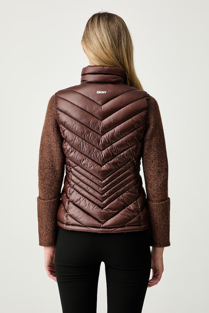 Abbigliamento DKNY gilet da donna DLEMPY46 marrone