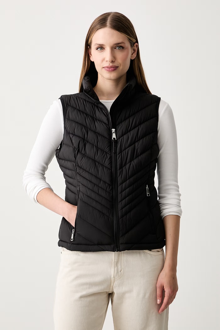 DKNY bezrękawnik damski czarny DLEMPY46