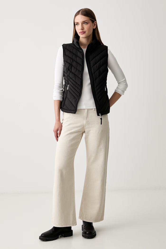 DKNY bezrękawnik damski DLEMPY46 czarny AW26