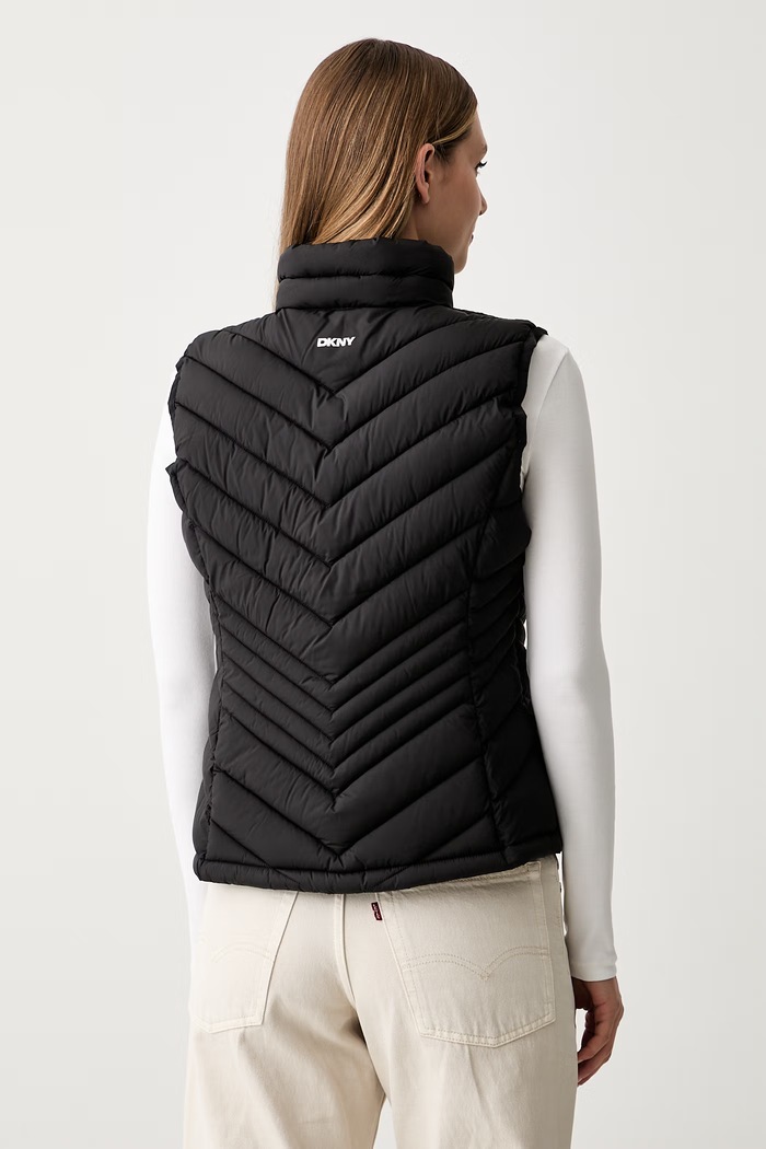 Odzież DKNY bezrękawnik damski DLEMPY46 czarny