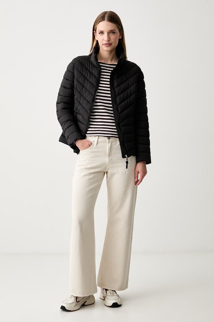 DKNY kurtka pikowana damska DLEMPY44 czarny AW26