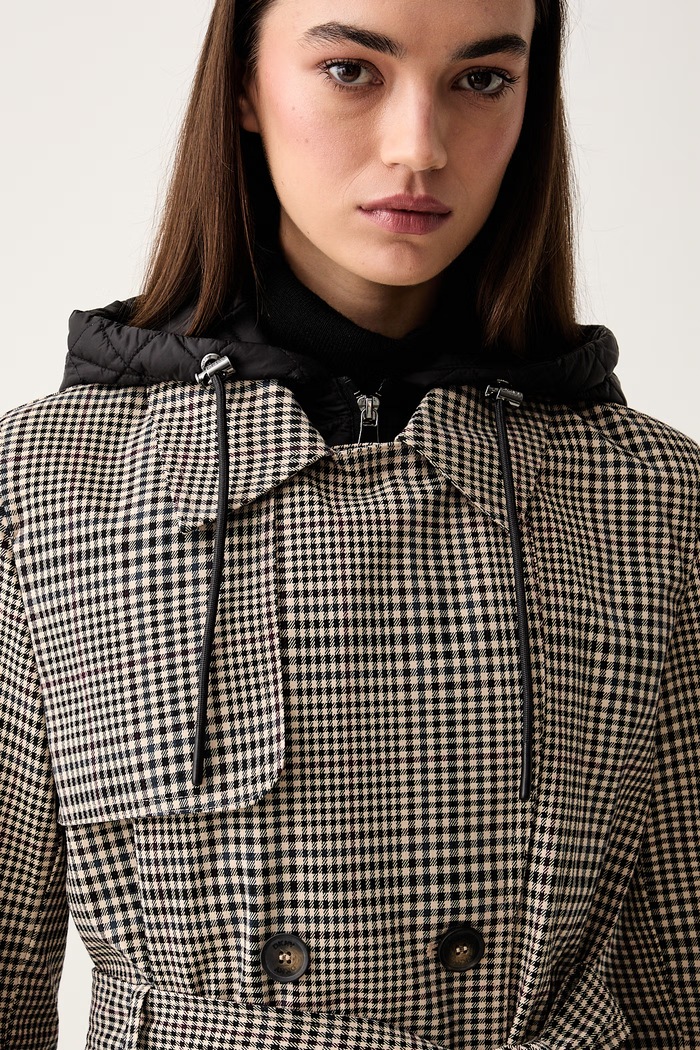 DKNY trencz damski beżowy DLEMPX66