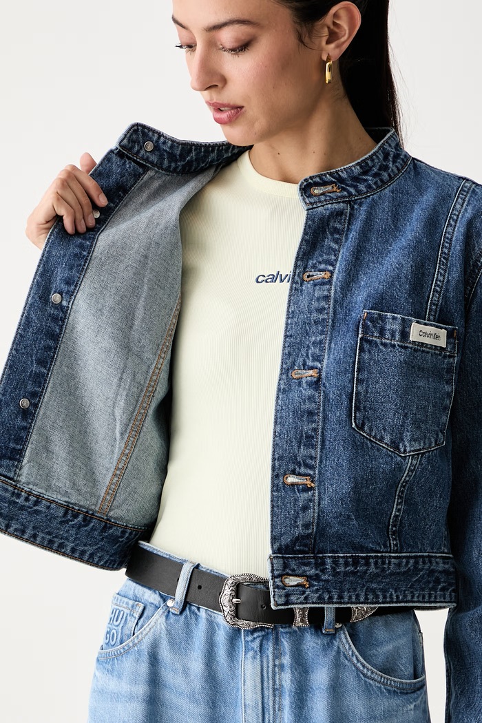 Calvin Klein Jeans jakna ženska denim LV047G744G