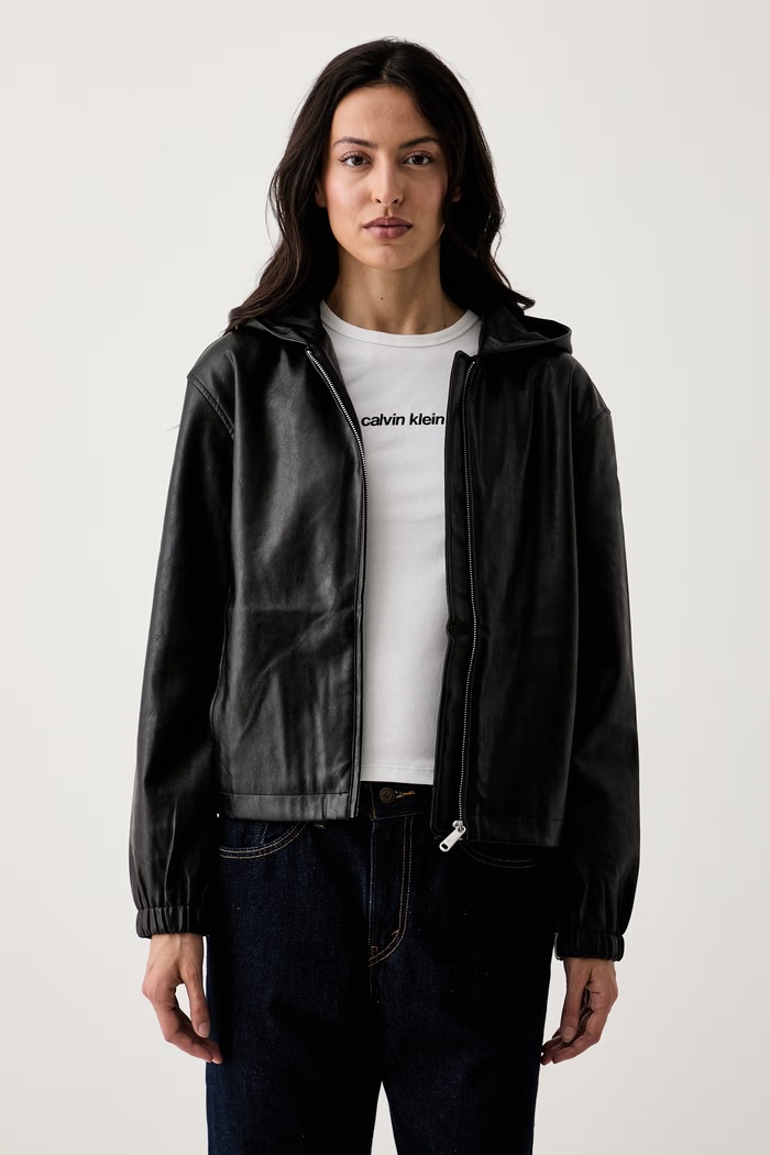 Calvin Klein Jeans jakna za žene crna LV047G516G