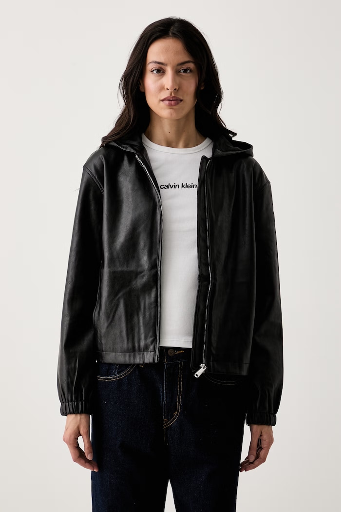 Calvin Klein Jeans jakna za žene crna LV047G516G