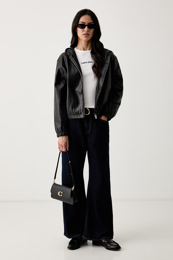 Calvin Klein Jeans jakna za žene LV047G516G crna AW26