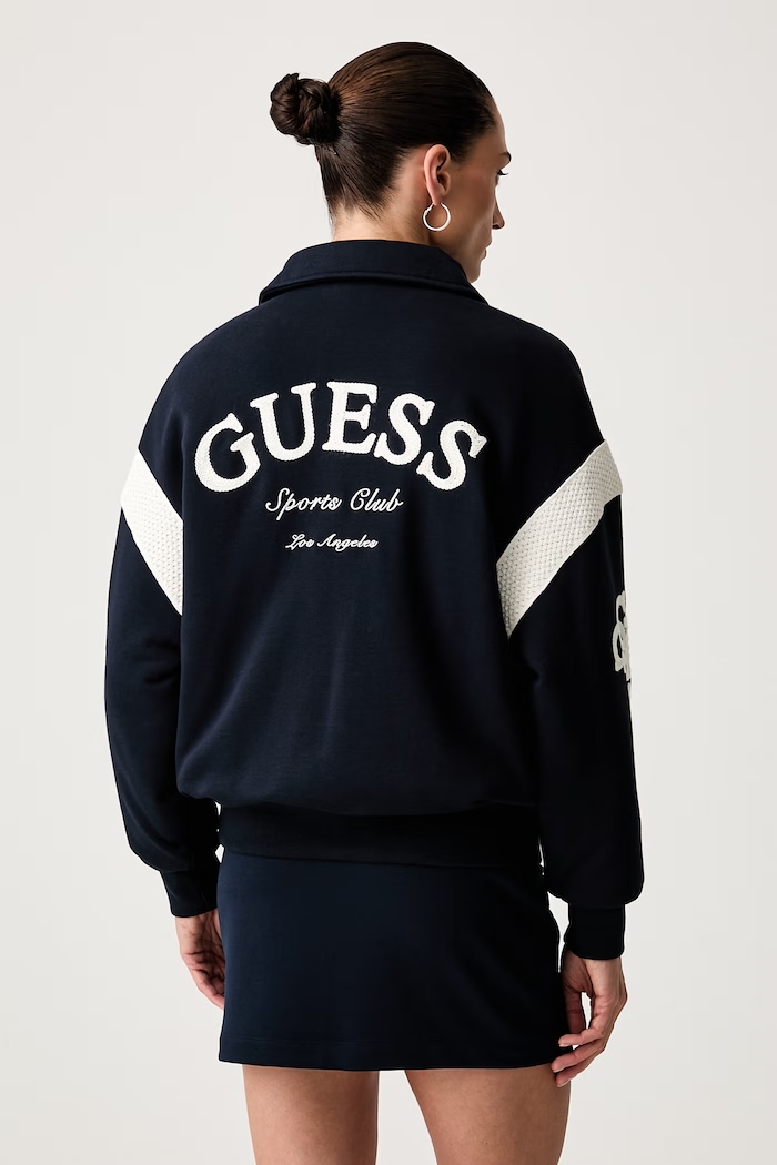 Ρούχα Guess κολλεγιακό γυναικείο DANIKA V6YL07.K4293 σκούρο μπλε