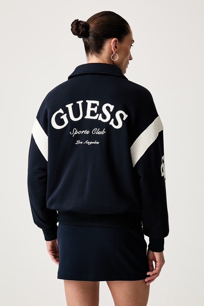 Ρούχα Guess κολλεγιακό γυναικείο DANIKA V6YL07.K4293 σκούρο μπλε