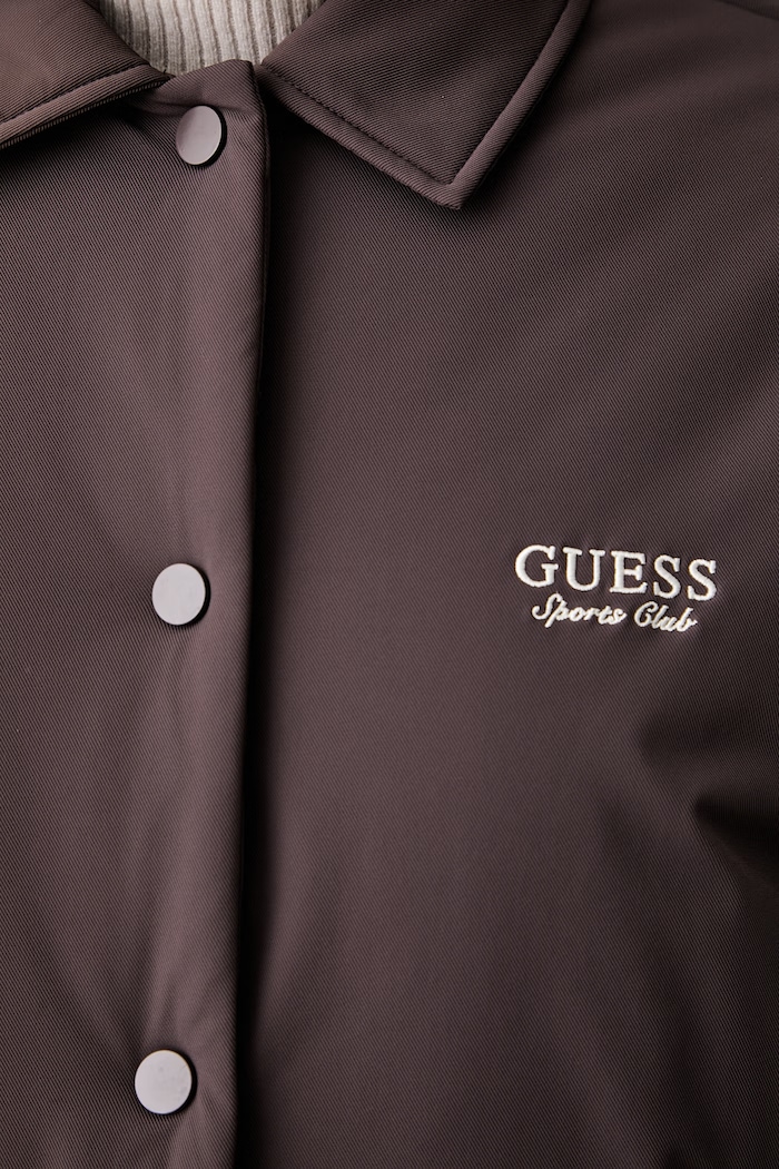 Krótka kurtka damska ARIEL Guess fioletowy V6YL06.W2864