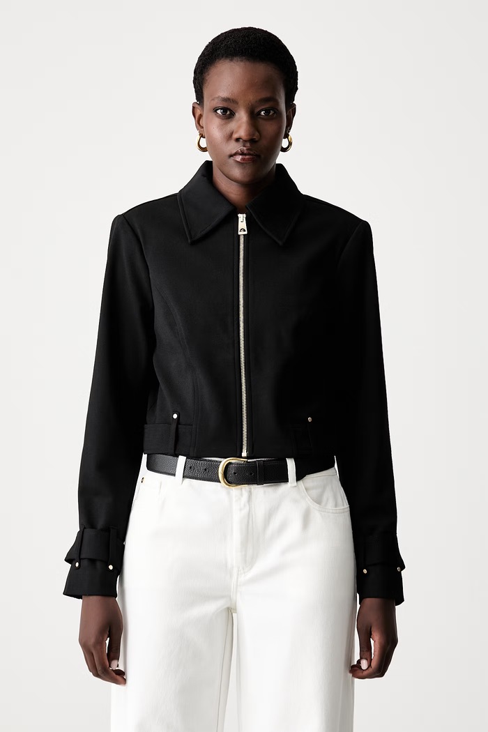 Guess krátka bunda dámska CLAUDIE čierna W6YL21.K4327