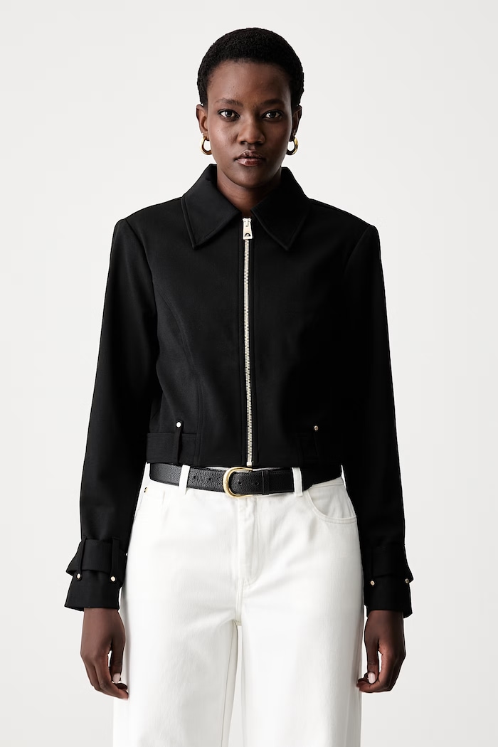 Guess krátka bunda dámska CLAUDIE čierna W6YL21.K4327