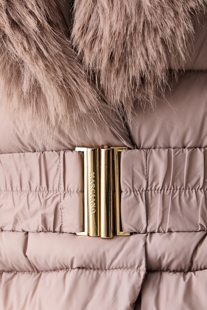 Kurtka pikowana damska LILLA Marciano by Guess beżowy G6BL15.W4451