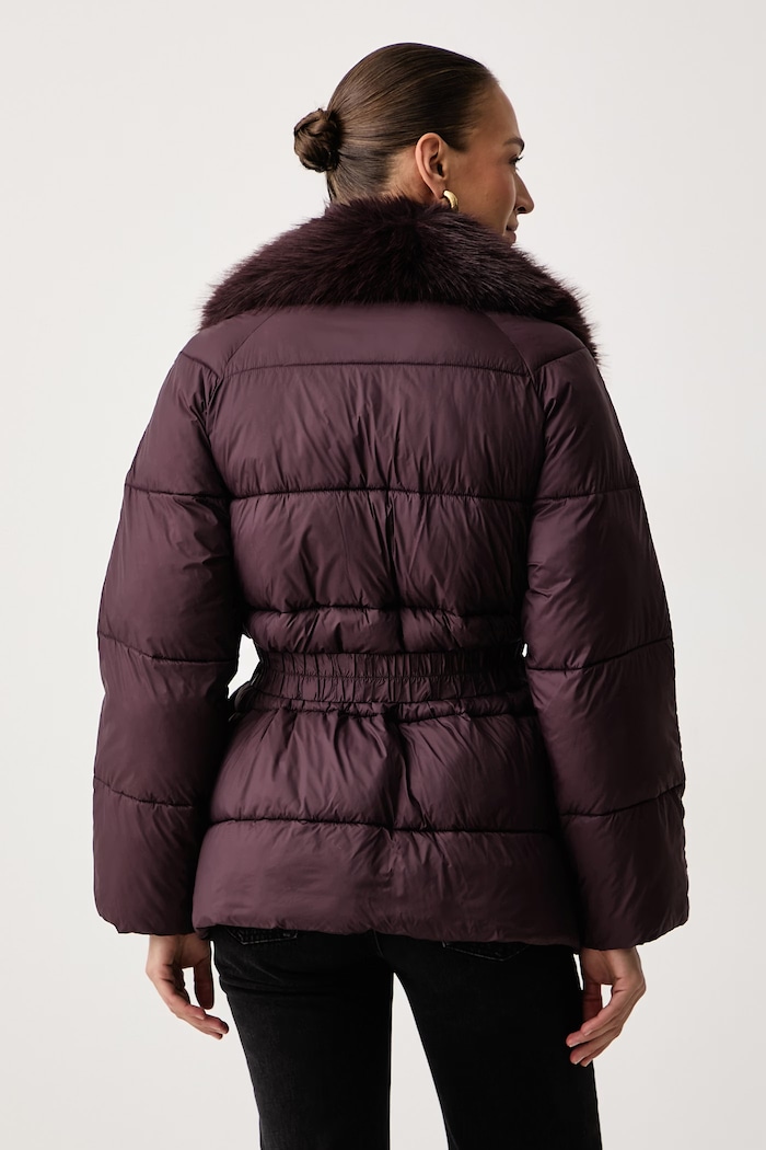 Odzież Marciano by Guess Kurtka pikowana damska LILLA G6BL15.W4451 bordowy