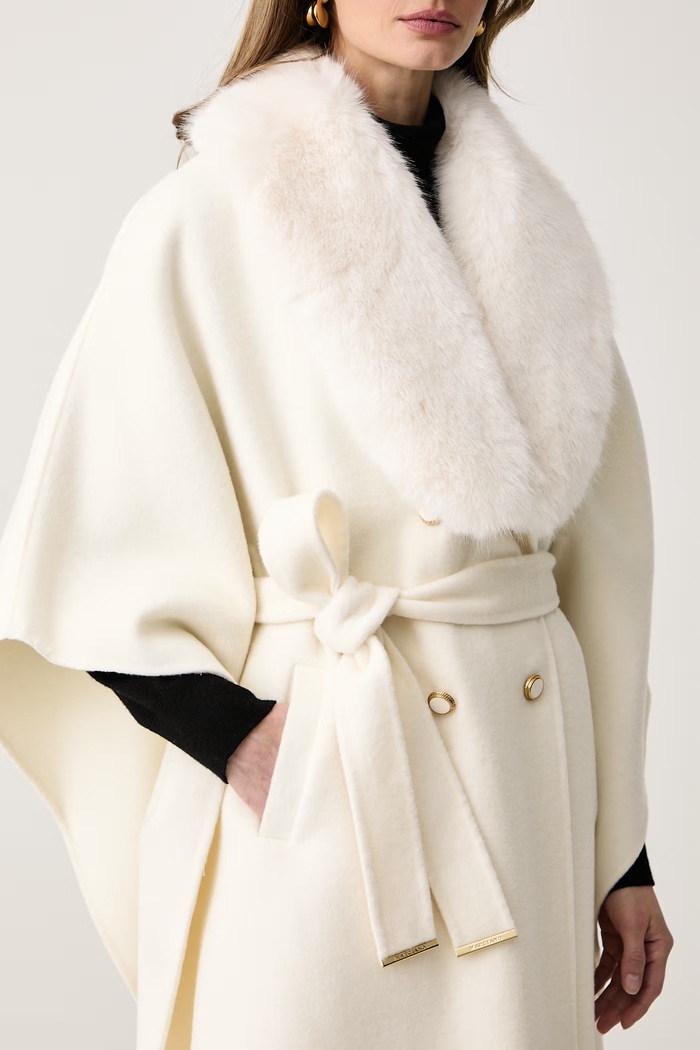 Poncho damskie z wełną ICE Marciano by Guess G6BL02.W4331 beżowy