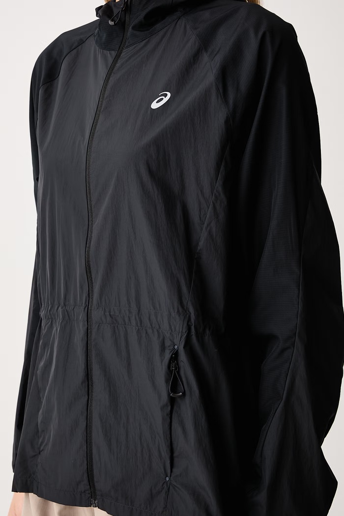 Kurtka sportowa damska ROAD PACKABLE JACKET Asics 2012D076.001 czarny