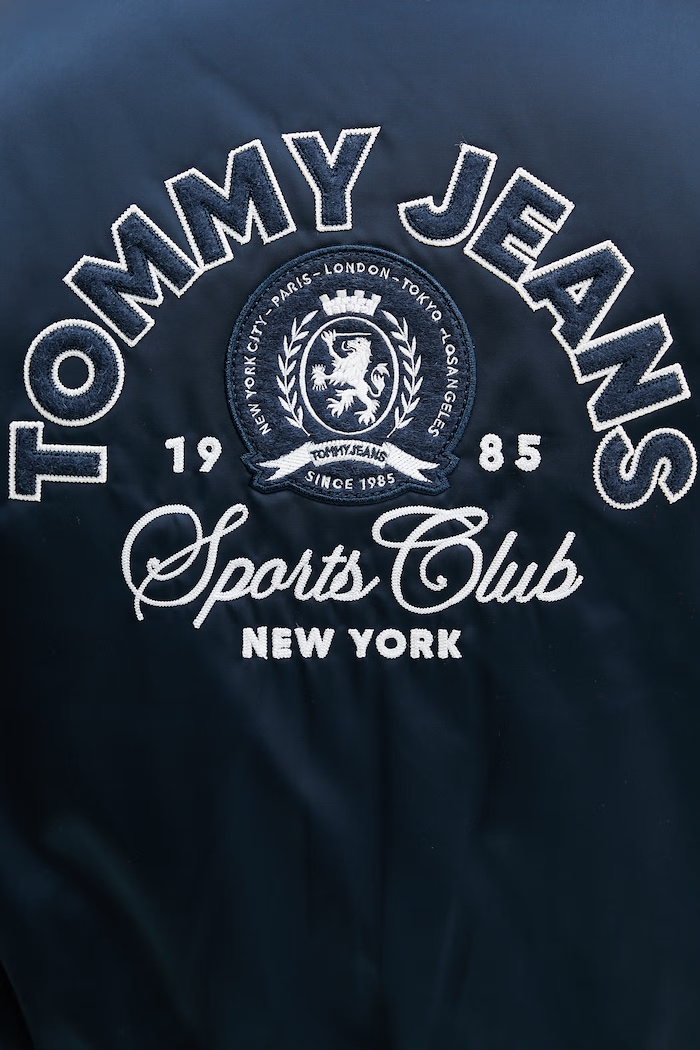 Tommy Jeans geacă bomber pentru femei bleumarin DW0DW23153