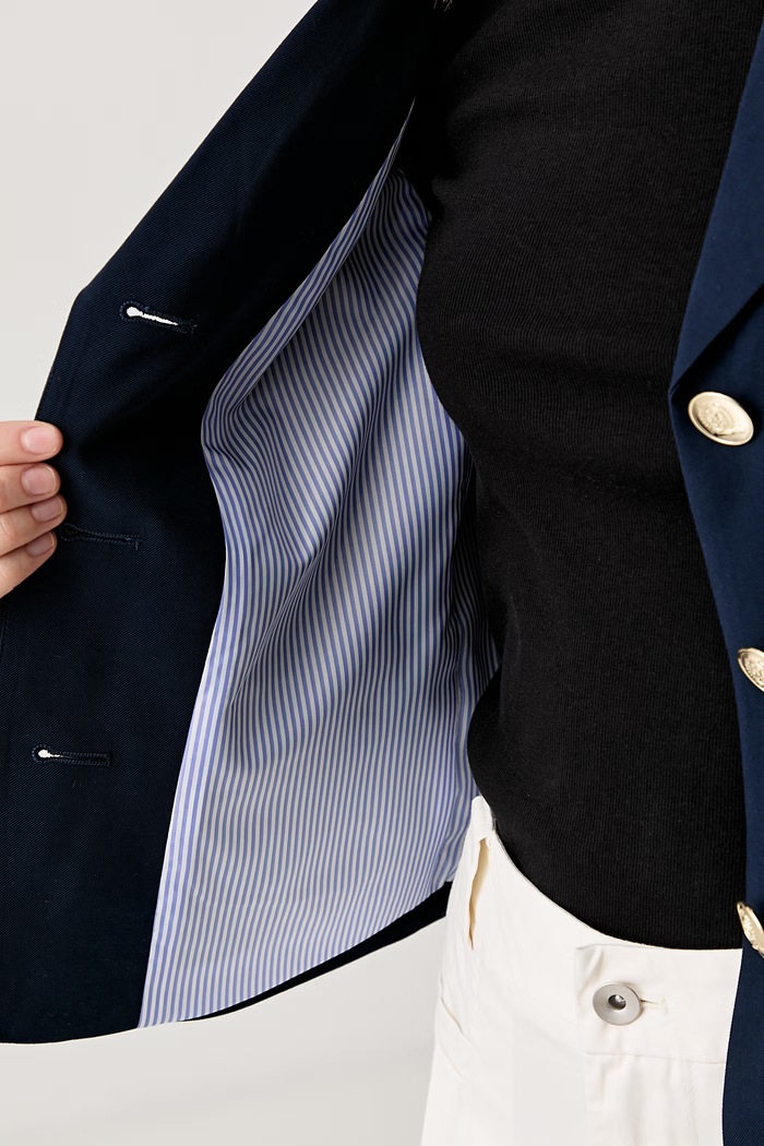 Tommy Jeans jednořadé sako dámské s viskózou DW0DW22910