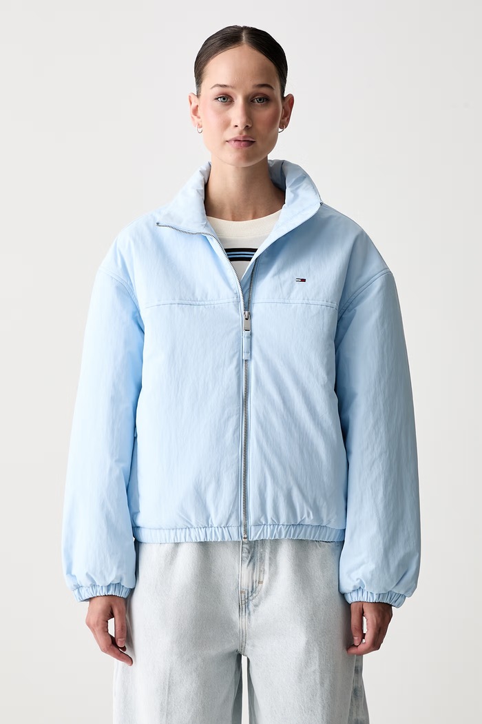 Tommy Jeans jakna ženska modra DW0DW22908